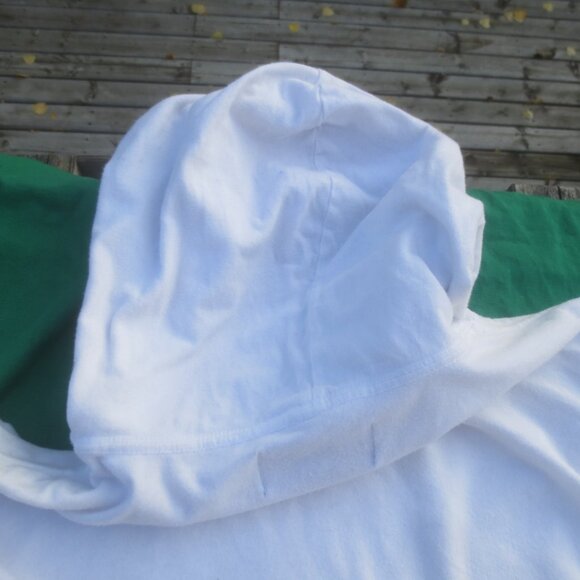 Campus Crew University Outfitter 100% Cotton Varsity White Pullover Hoodie - Picture 9 of 10